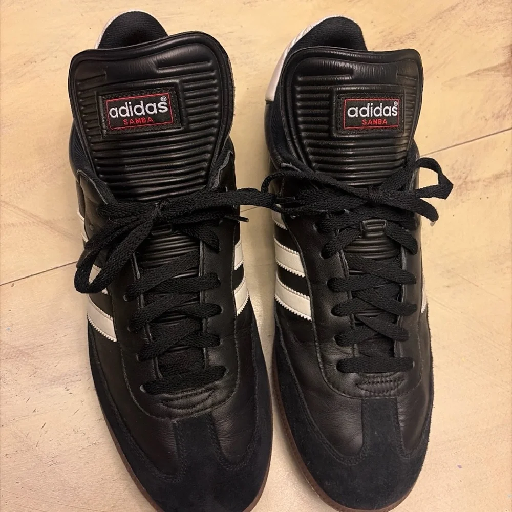 Adidas Samba Classic Shoes Mens Size 13US Black White Gum 034563 - Picture 3 of 7